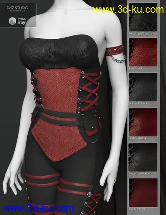 3D打印模型Exotic Leather Shader Presets 3 for Iray的图片