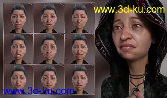 3D打印模型Expressions for Genesis 8 Female and Edie 8的图片