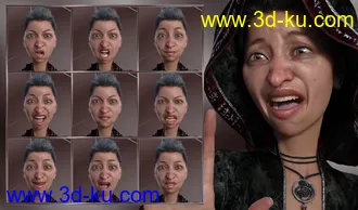 3D打印模型Expressions for Genesis 8 Female and Edie 8的图片