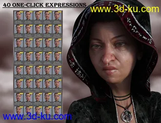 3D打印模型Expressions for Genesis 8 Female and Edie 8的图片
