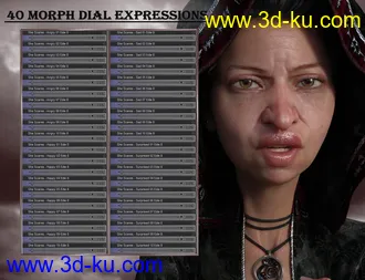 3D打印模型Expressions for Genesis 8 Female and Edie 8的图片