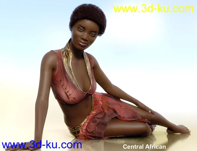 Faces of the World - Africa for Genesis 8 Female模型的图片4