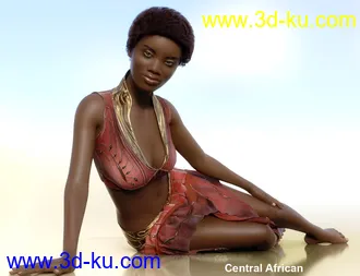 3D打印模型Faces of the World - Africa for Genesis 8 Female的图片