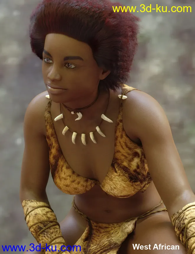 Faces of the World - Africa for Genesis 8 Female模型的图片9