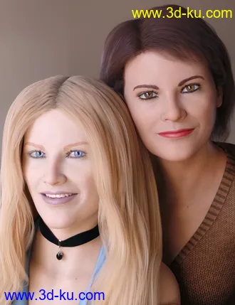 3D打印模型Faces of the World - Northern Europeans for Genesis 8 Female的图片