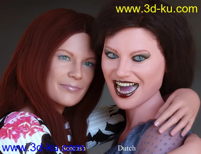 Faces of the World - Northern Europeans for Genesis 8 Female模型的图片2