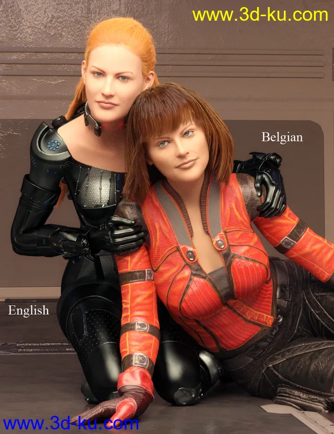 Faces of the World - Northern Europeans for Genesis 8 Female模型的图片3