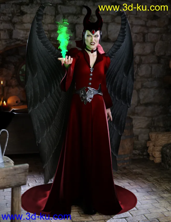 Faery Tale Evil for Genesis 8 Female(s)模型的图片1