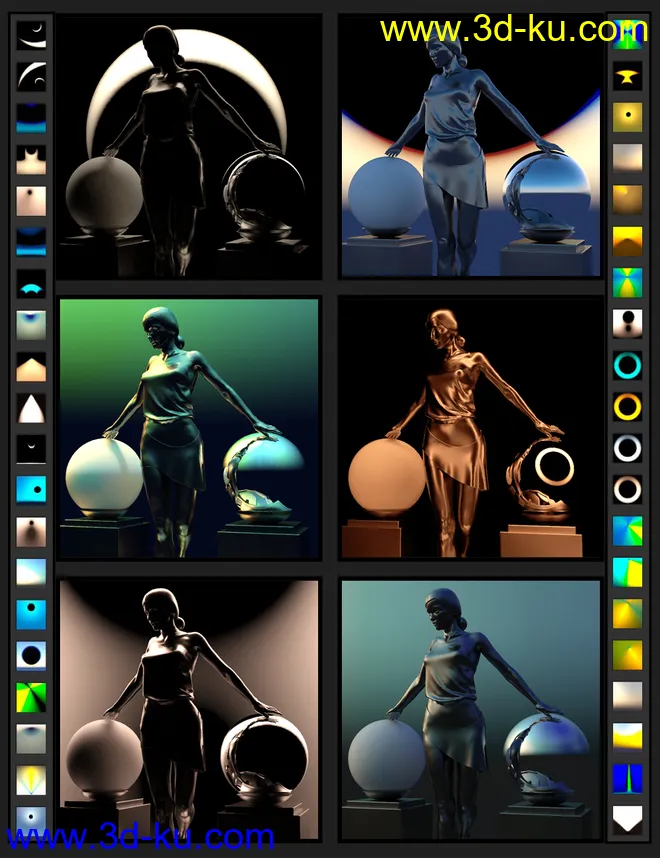 Fantasy and SciFi Fast Render Lights模型的图片1