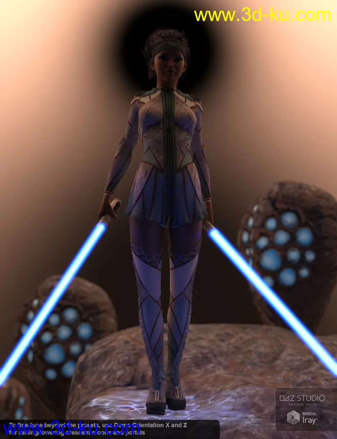 Fantasy and SciFi Fast Render Lights模型的图片4