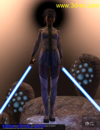 3D打印模型Fantasy and SciFi Fast Render Lights的图片