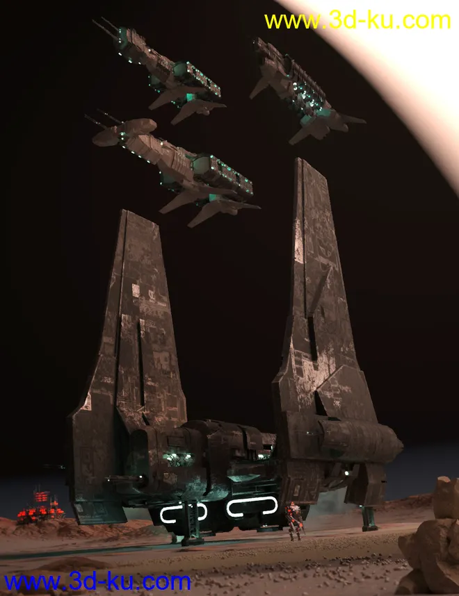 Fantasy and SciFi Fast Render Lights模型的图片6