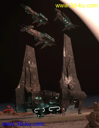 3D打印模型Fantasy and SciFi Fast Render Lights的图片