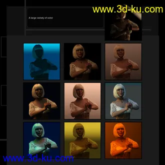 3D打印模型Fantasy and SciFi Fast Render Lights的图片