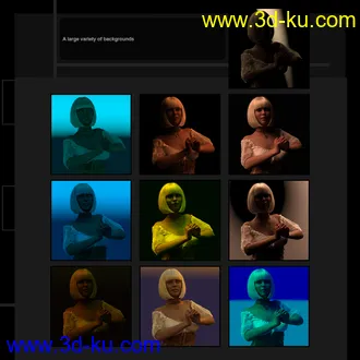 3D打印模型Fantasy and SciFi Fast Render Lights的图片