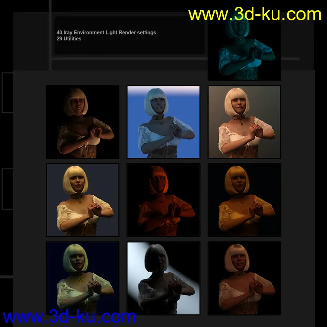 Fantasy and SciFi Fast Render Lights模型的图片11