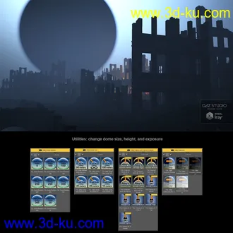 3D打印模型Fantasy and SciFi Fast Render Lights的图片