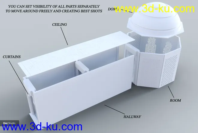 Fantasy Hallway模型的图片5