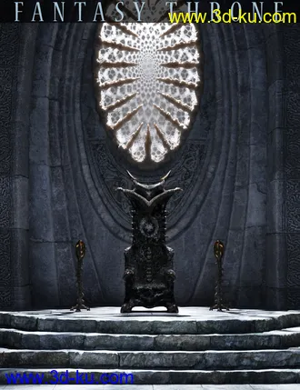 Fantasy Throne Room模型的图片2
