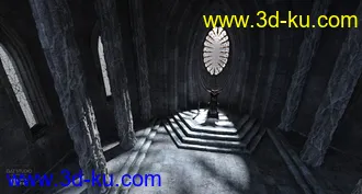 3D打印模型Fantasy Throne Room的图片