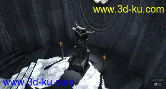 3D打印模型Fantasy Throne Room的图片