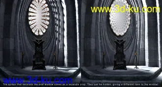 Fantasy Throne Room模型的图片6