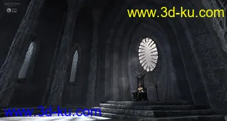 Fantasy Throne Room模型的图片9