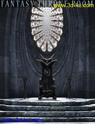 Fantasy Throne Room模型的图片11