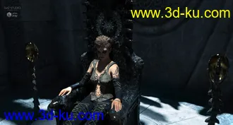 Fantasy Throne Room模型的图片14