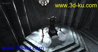 3D打印模型Fantasy Throne Room的图片