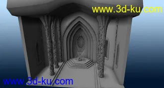 Fantasy Throne Room模型的图片22