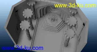 3D打印模型Fantasy Throne Room的图片