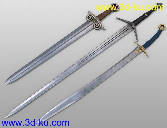 Fantasy Weapons and Poses for Genesis 8模型的图片2