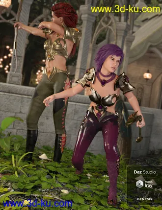 3D打印模型Farshadow Elf Outfit Textures的图片