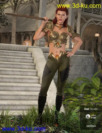 3D打印模型Farshadow Elf Outfit Textures的图片