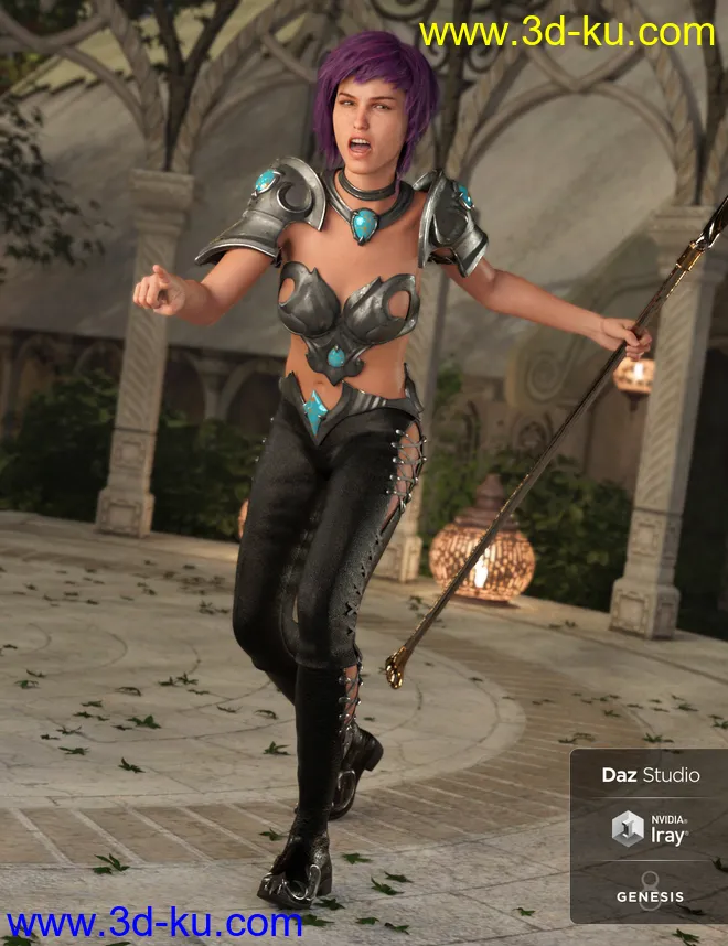 Farshadow Elf Outfit Textures模型的图片4