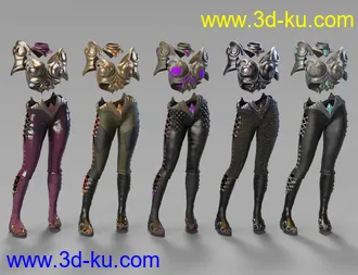 3D打印模型Farshadow Elf Outfit Textures的图片