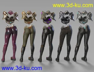 3D打印模型Farshadow Elf Outfit Textures的图片