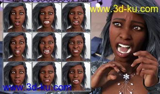 3D打印模型Feel - Expressions for Genesis 8 Female and Darcy 8的图片