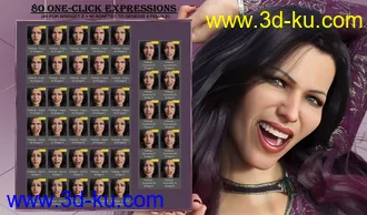 3D打印模型Feelings - Expressions for Genesis 8 Female and Bridget 8的图片