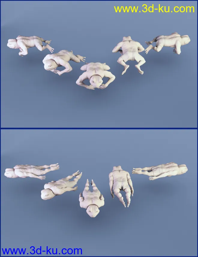 FF's A Frog's Life Poses for Bullwarg HD模型的图片6