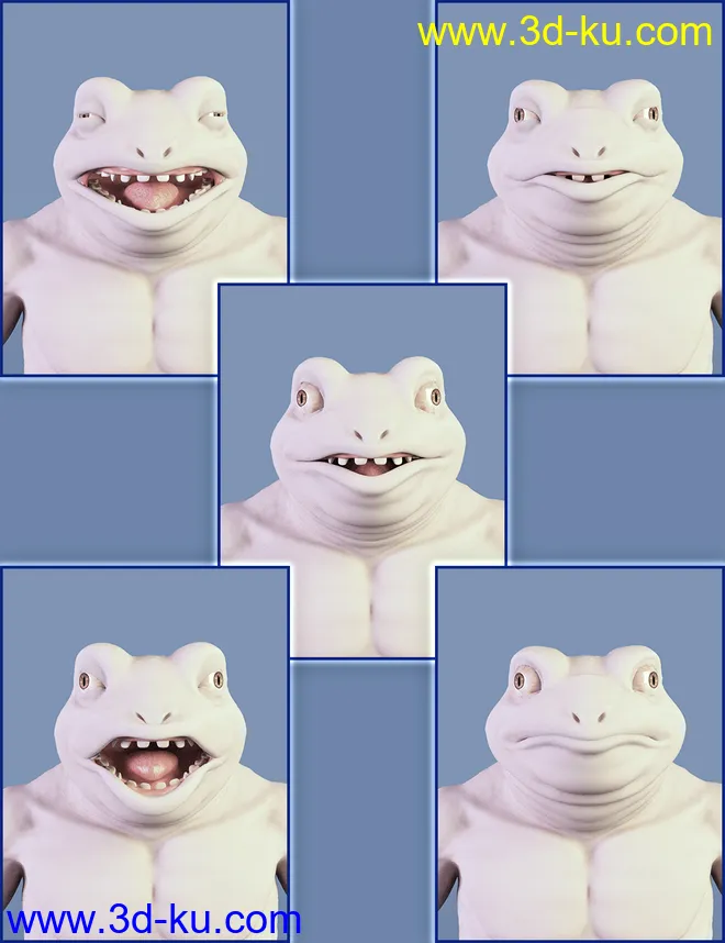FF's A Frog's Life Poses for Bullwarg HD模型的图片12