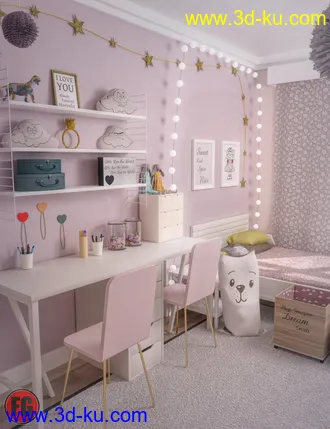 3D打印模型FG Girls Room的图片