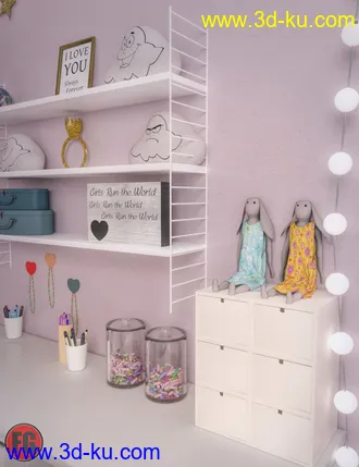 3D打印模型FG Girls Room的图片