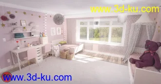 3D打印模型FG Girls Room的图片