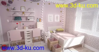 3D打印模型FG Girls Room的图片