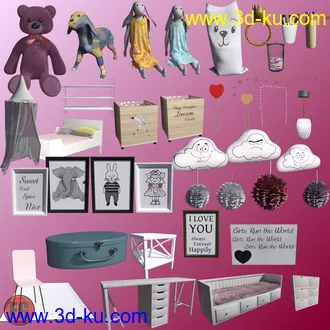 3D打印模型FG Girls Room的图片