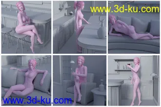 3D打印模型FG Home Entertainment Poses的图片
