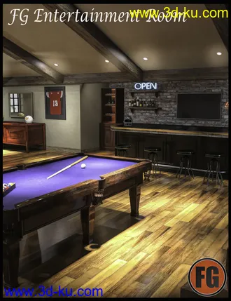 3D打印模型FG Home Entertainment Room的图片