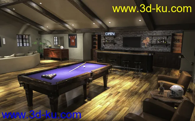 FG Home Entertainment Room模型的图片2